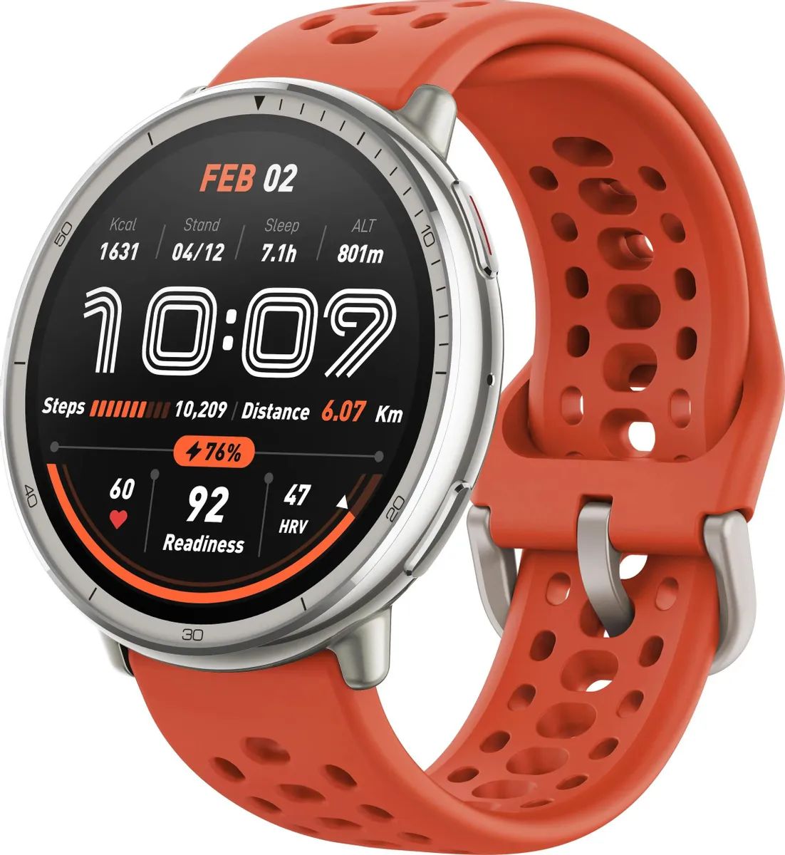 картинка Смарт-часы Amazfit Active 2R A2437 Premium 1.32" 150-210мм черный/серебристый (1746931) от магазина бытовой техники и электроники «Тантал»