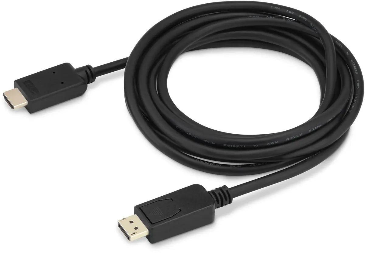 картинка Кабель-переходник Buro DisplayPort - HDMI 3м черный (BHP DPP_HDMI-3) от магазина бытовой техники и электроники «Тантал»