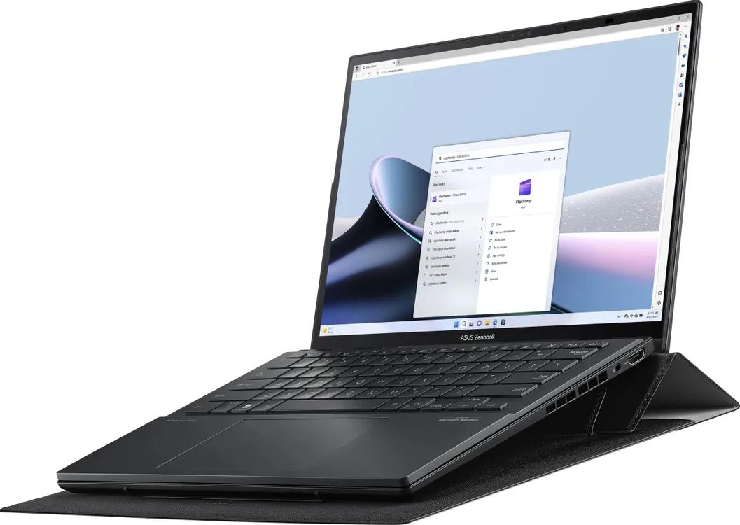 картинка Ноутбук 14" Asus Zenbook Duo UX8406CA-QL345X серый Touch Core Ultra 7 255H 32GB/1TB IntelArc W11Pro (90NB14X1-M00M30) от магазина бытовой техники и электроники «Тантал»