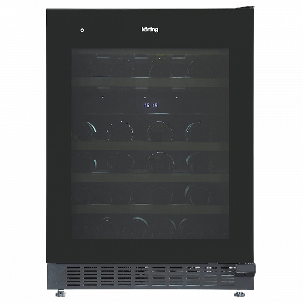картинка Винный шкаф Korting KFW 803 DB GN черный однокамерный (встраиваемый) от магазина бытовой техники и электроники «Тантал»