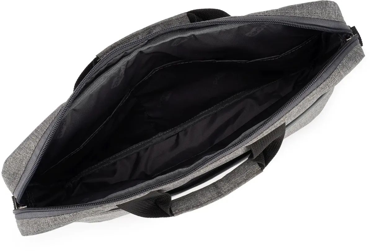 картинка Сумка для ноутбука 14.5" Digma N-370 полиэстер серый/черный (N370GBK) от магазина бытовой техники и электроники «Тантал»