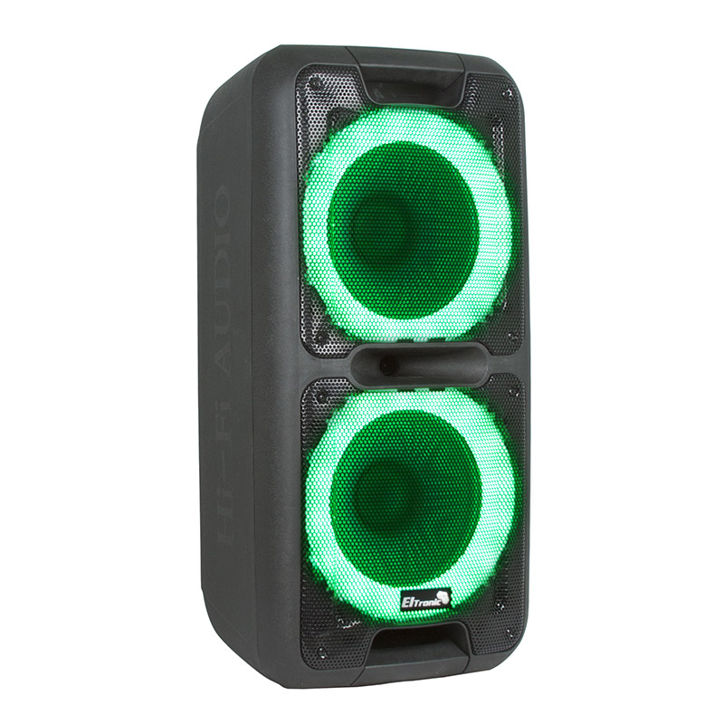картинка Портативная акустика Eltronic 20-14 Dance box 300 80Вт LED TWS 7000мАч черный от магазина бытовой техники и электроники «Тантал»