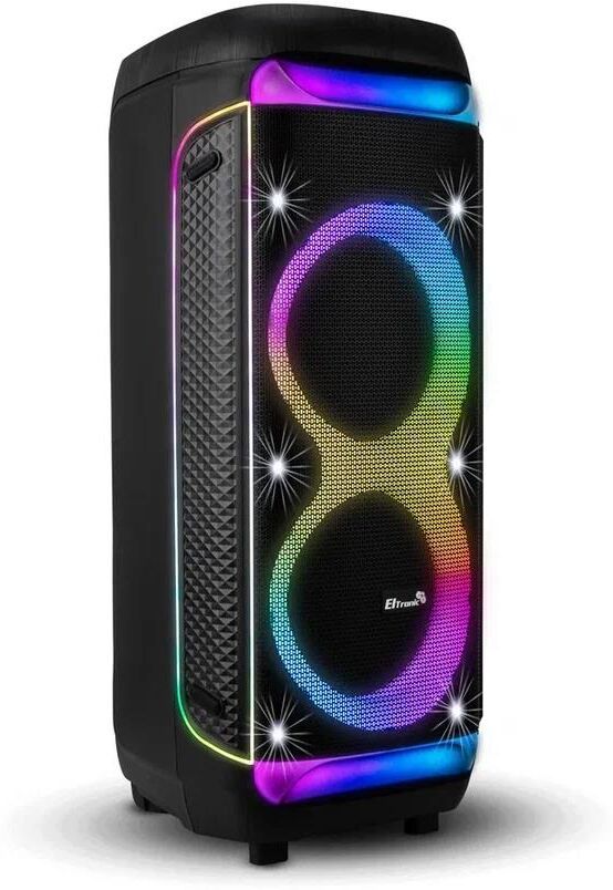 картинка Портативная акустика Eltronic (30-30) DANCE BOX 1300 NEW 130Вт 2.0 12000mAh microSD черный от магазина бытовой техники и электроники «Тантал»