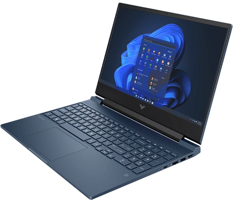 картинка Ноутбук 15.6" HP Victus 15-FB3120AX синий R7-7445HS 16GB/512GB RTX3050 6GB W11Home  (BT6E1PA) от магазина бытовой техники и электроники «Тантал»
