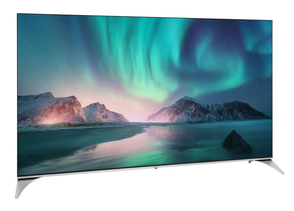картинка Телевизор QLED 65" Hyundai H-LED65QBU7500 черный 4K SmartTV безрамочный от магазина бытовой техники и электроники «Тантал»