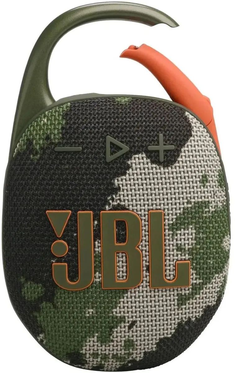 картинка Портативная колонка JBL Clip 5 7Вт 1.0 1400мАч камуфляж (JBLCLIP5SQUAD) от магазина бытовой техники и электроники «Тантал»