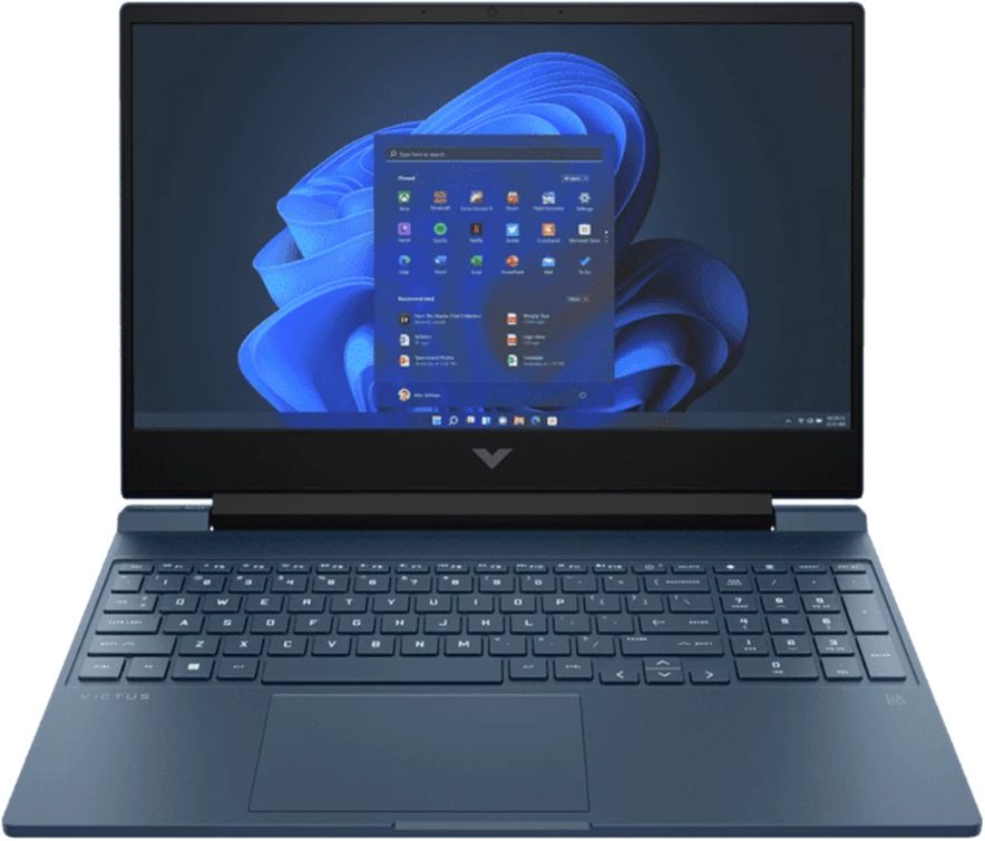 картинка Ноутбук 15.6" HP Victus 15-FB3120AX синий R7-7445HS 16GB/512GB RTX3050 6GB W11Home  (BT6E1PA) от магазина бытовой техники и электроники «Тантал»