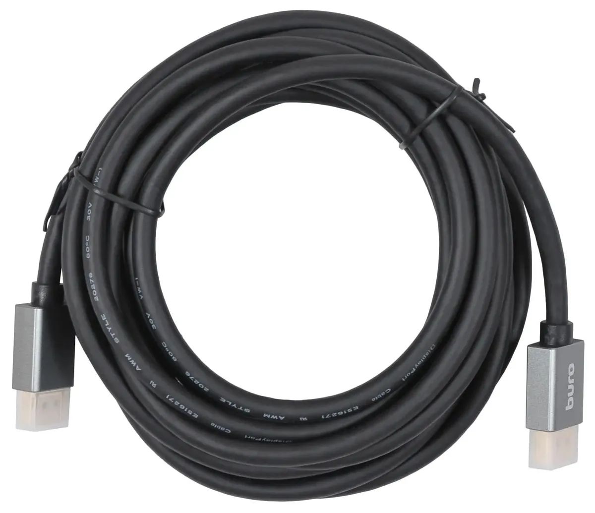 картинка Кабель Buro DisplayPort - DisplayPort 5м черный (BHP-DPP-1.4-5G) от магазина бытовой техники и электроники «Тантал»