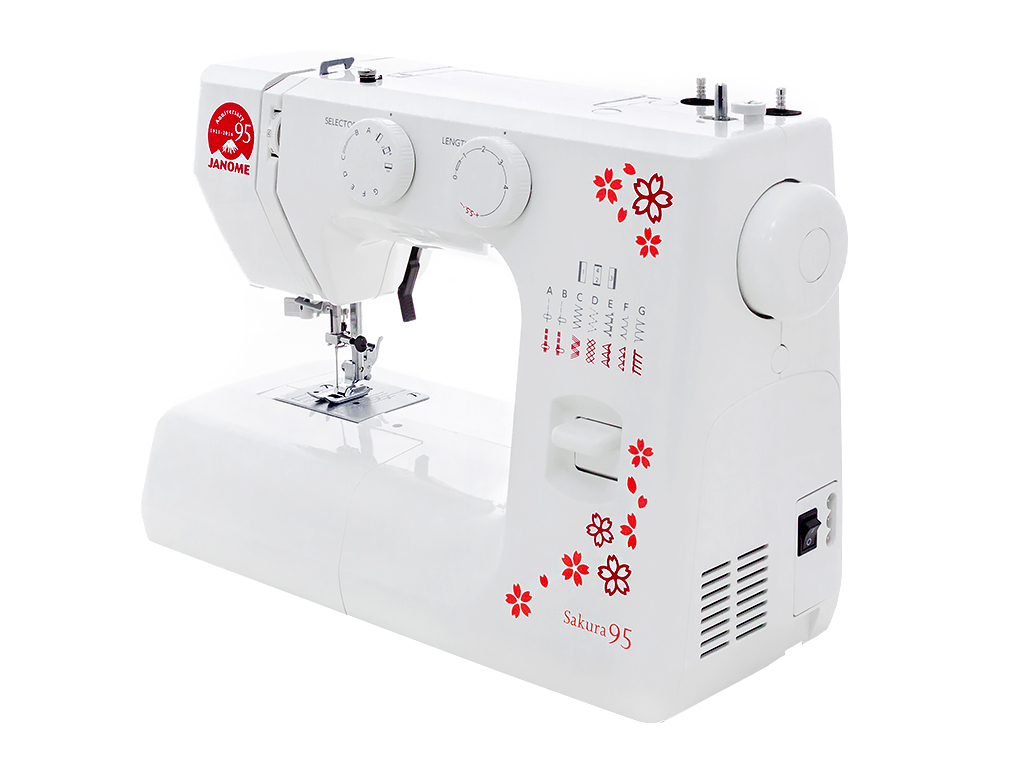 картинка Швейная машина Janome Sakura 95 белый от магазина бытовой техники и электроники «Тантал»