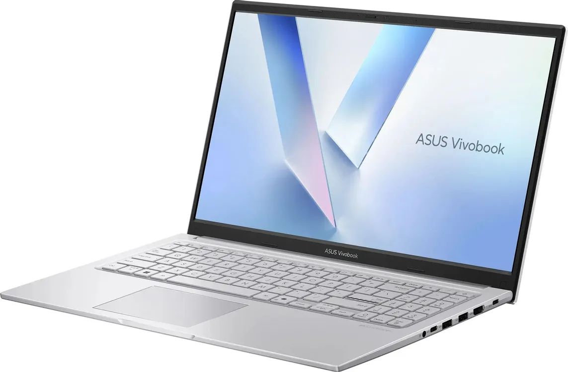 картинка Ноутбук 15.6" Asus Vivobook 15 X1504MA-BQ058 серебристый Core 5 320 16GB/512GB IntelGr noOS (90NB17I2-M01120) от магазина бытовой техники и электроники «Тантал»