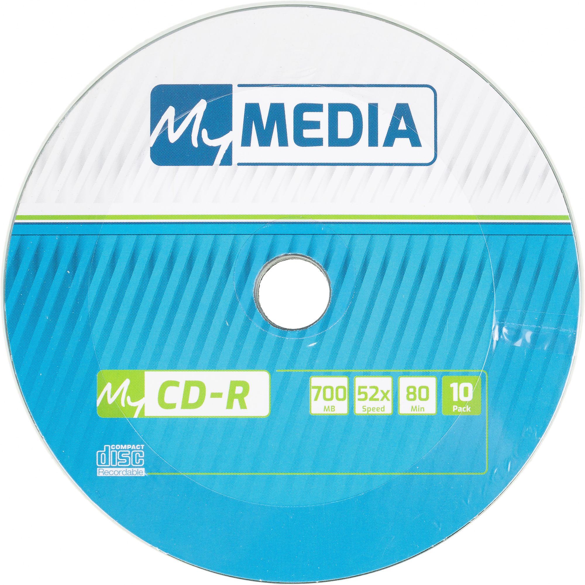 картинка Диск CD-R MyMedia 700Mb 52x Pack wrap (10шт) (69204) от магазина бытовой техники и электроники «Тантал»