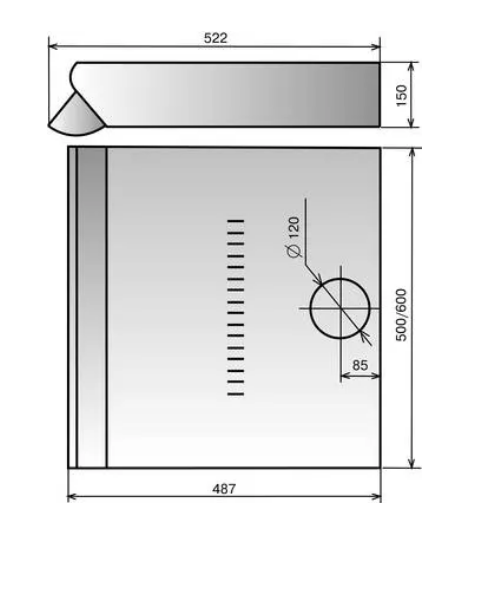 картинка Вытяжка козырьковая Elikor Davoline 50П-290-П3Л кремовый управление: ползунковое 1М (840692) от магазина бытовой техники и электроники «Тантал»