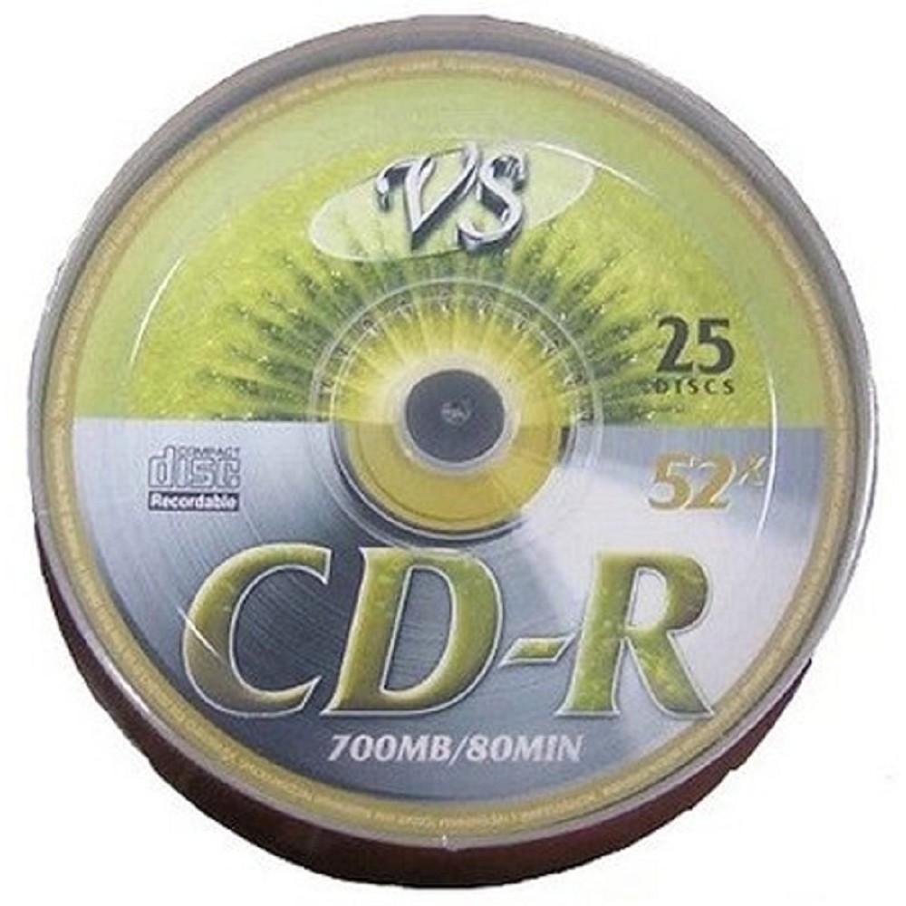 картинка Диск CD-R VS 700 Mb, 52x, Shrink (25), (10/600) от магазина бытовой техники и электроники «Тантал»
