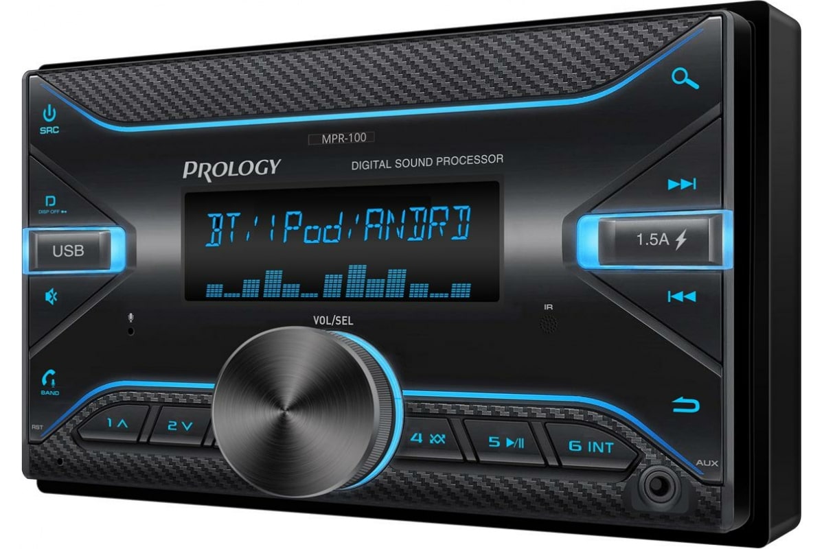 картинка Автомагнитола Prology MPR-100 2DIN 4x55Вт от магазина бытовой техники и электроники «Тантал»
