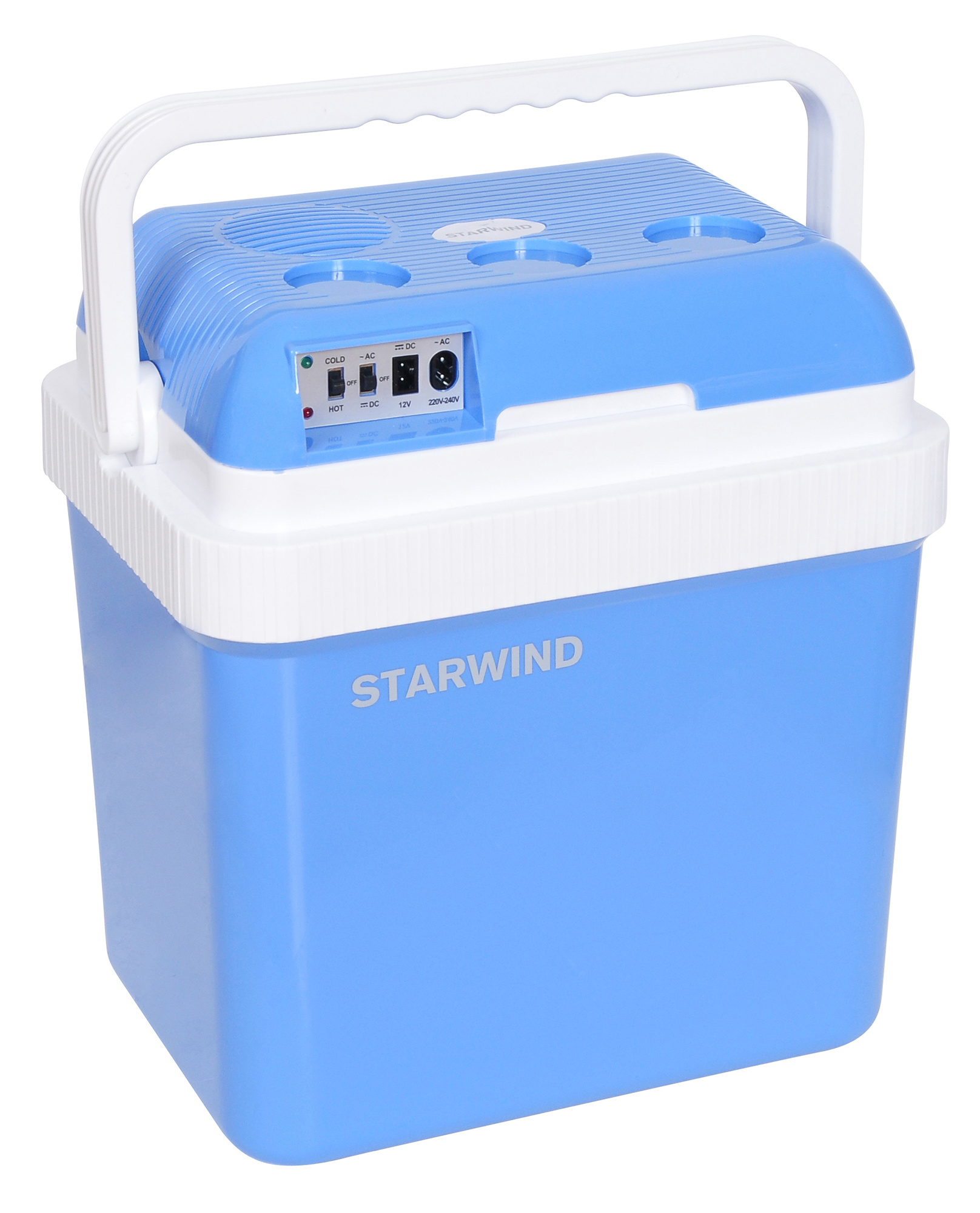 картинка Автохолодильник Starwind CB-112 24л голубой/белый от магазина бытовой техники и электроники «Тантал»