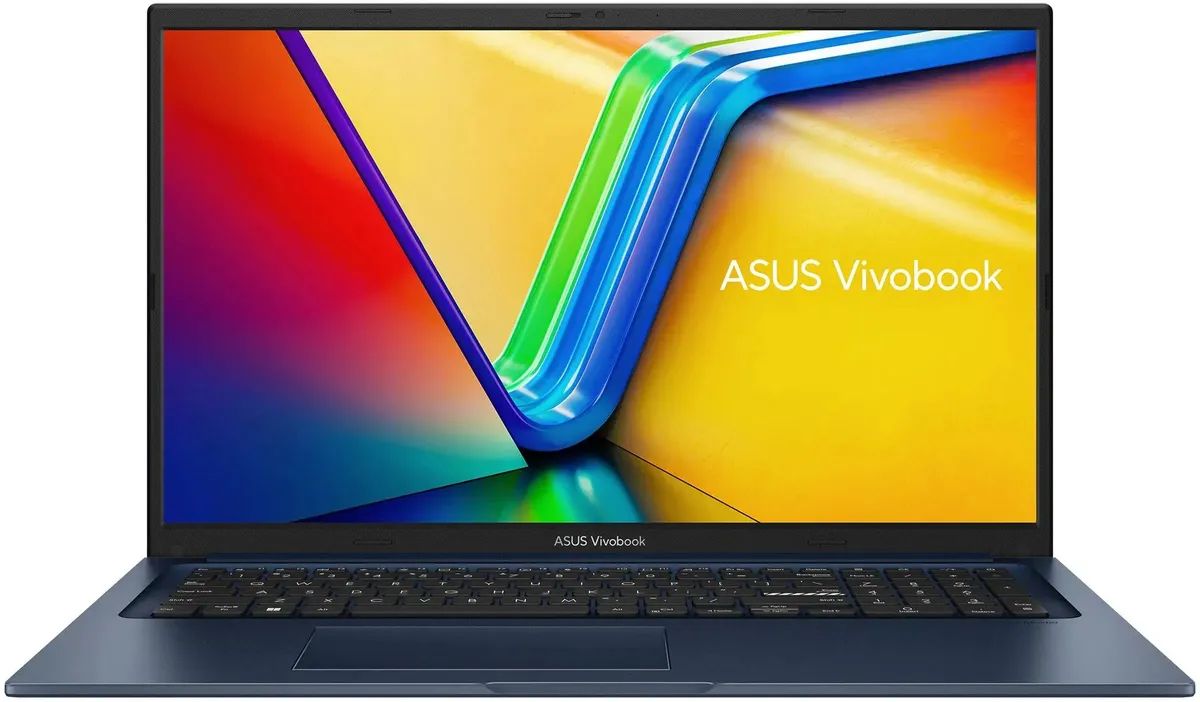картинка Ноутбук 17.3" Asus Vivobook X1704VA-AU982 синий Core 5 120U 16GB/512GB IntelGr noOS (90NB13X2-M00ML0) от магазина бытовой техники и электроники «Тантал»