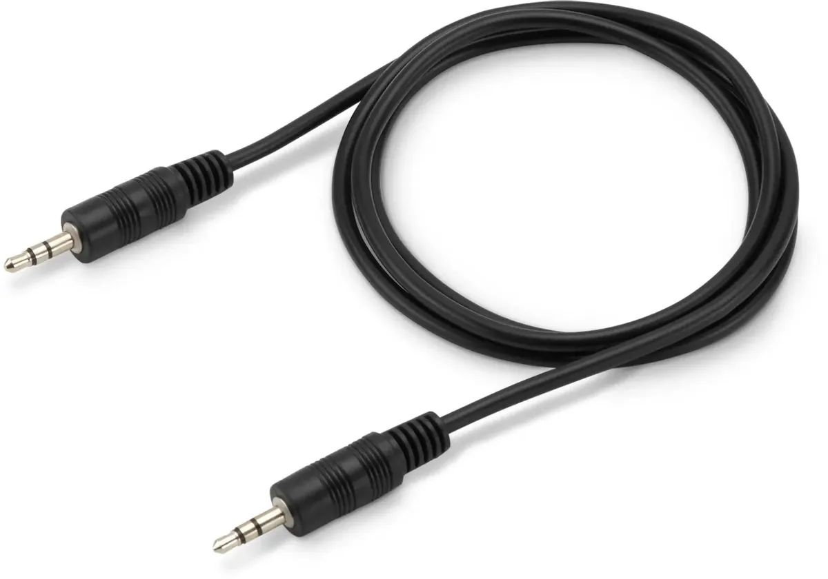 картинка Кабель Buro Jack 3.5 - Jack 3.5 2м черный (BAAC002-2) от магазина бытовой техники и электроники «Тантал»