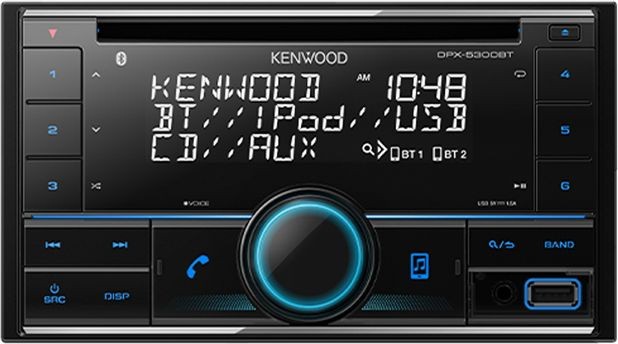 картинка Автомагнитола CD Kenwood DPX-5300BT 2DIN 4x50Вт от магазина бытовой техники и электроники «Тантал»