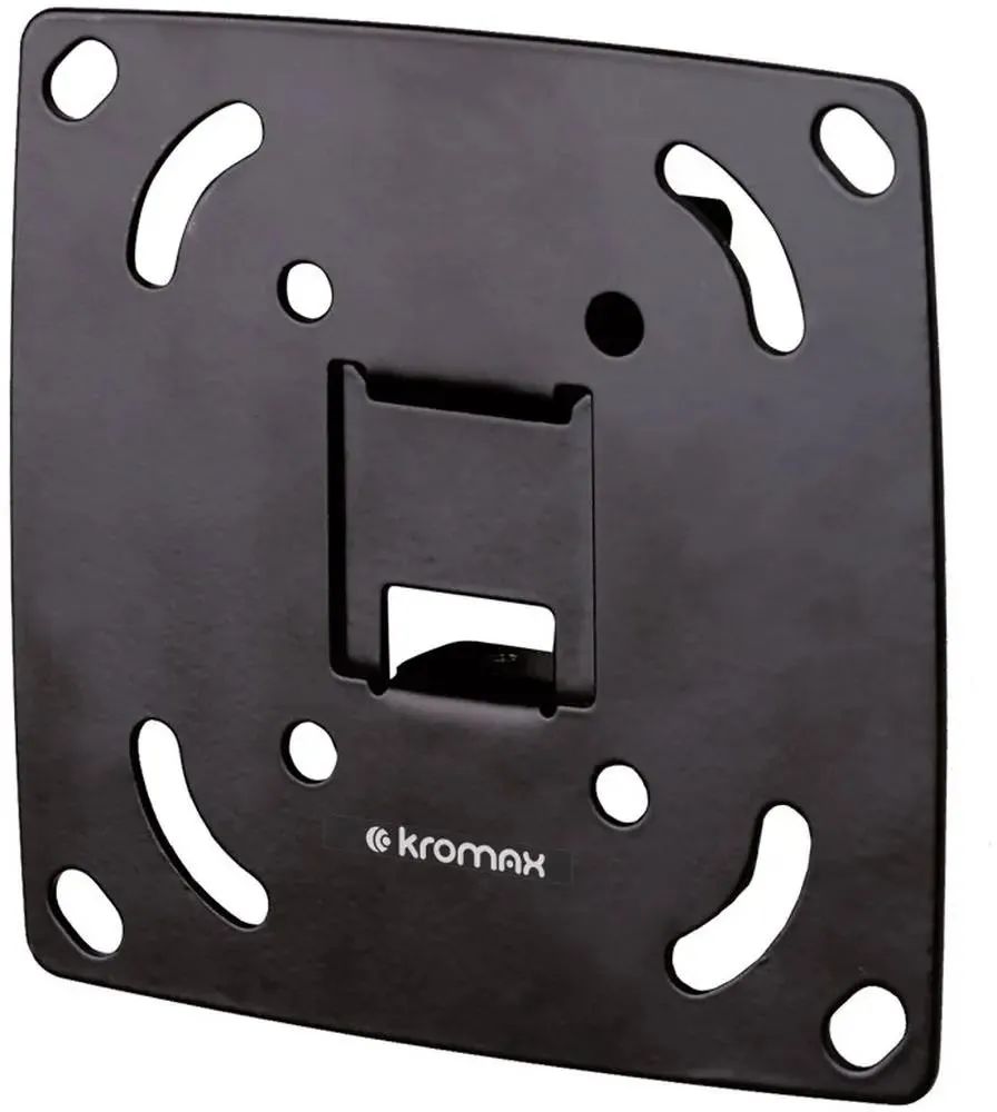 картинка Кронштейн для телевизора Kromax OPTIMA-100 черный 10"-28" макс.25кг настенный фиксированный от магазина бытовой техники и электроники «Тантал»