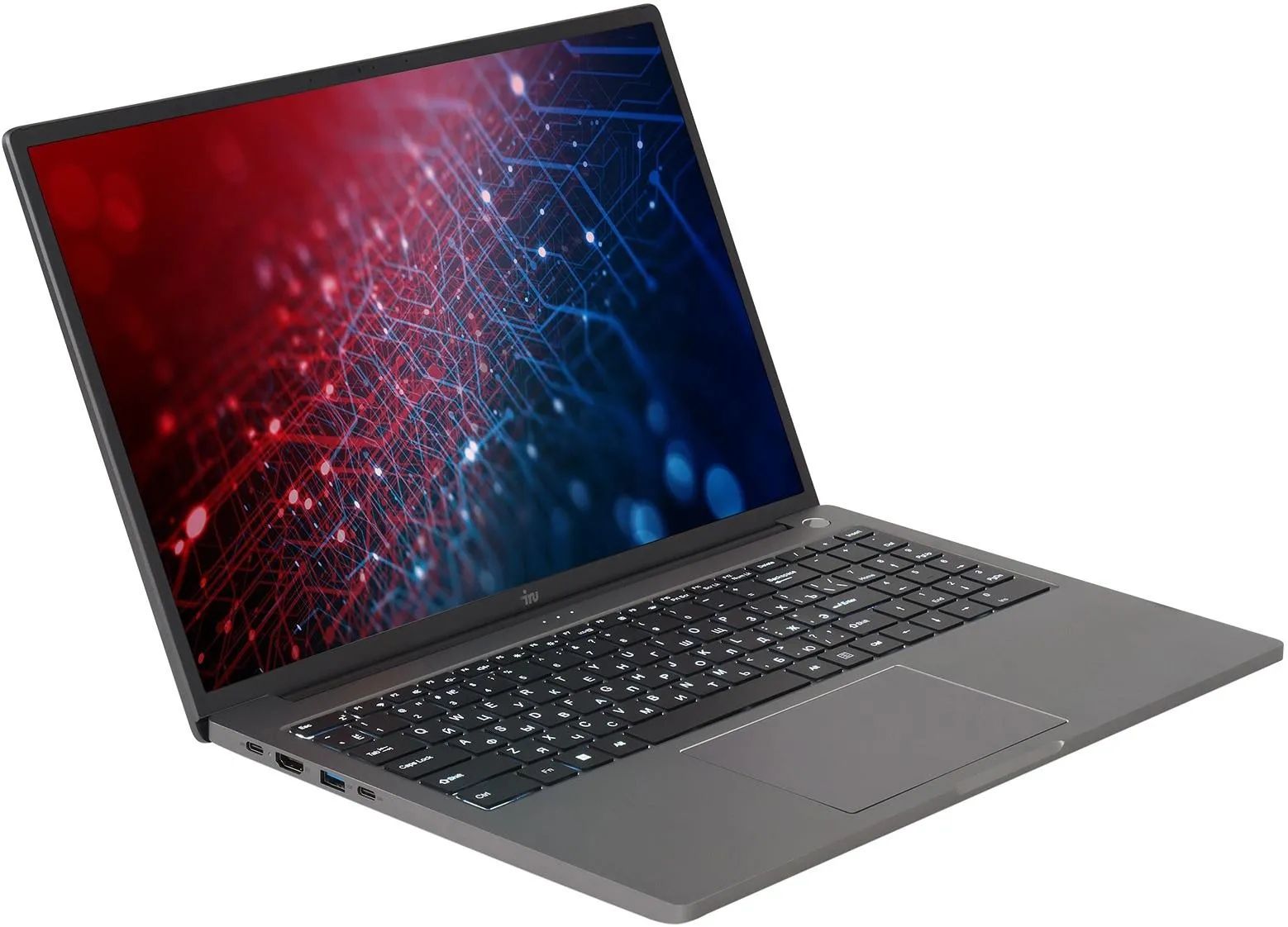 картинка Ноутбук 16" IRU Strato 16ALMR серый i5-12450H 16GB/512GB UHDGr W11Pro (2142318) от магазина бытовой техники и электроники «Тантал»