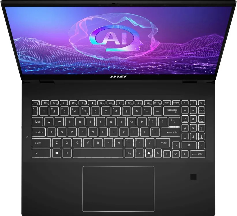 картинка Ноутбук 16" MSI Summit Pro 16 AI A2HVETG-085RU черный Touch Core Ultra 7 255H 32GB/1TB RTX4050 6GB W11Pro (9S7-159631-085) от магазина бытовой техники и электроники «Тантал»