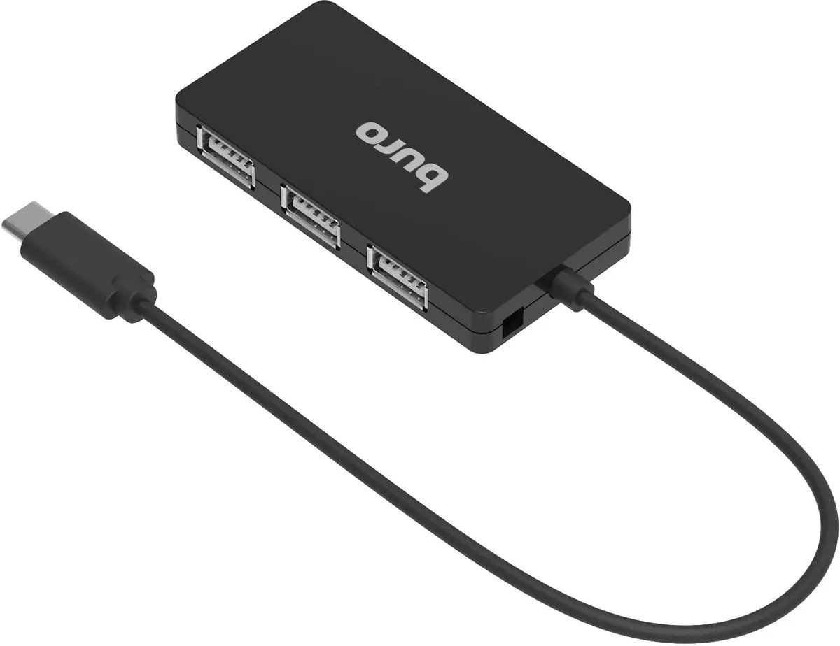 картинка Разветвитель USB-C Buro BPH-C-1730 портов:4шт черный (BU-USBC-HUB-4U21) от магазина бытовой техники и электроники «Тантал»
