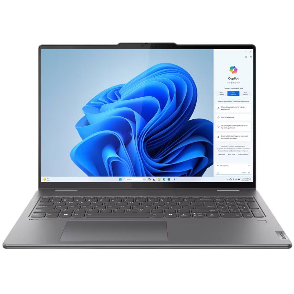 картинка Ноутбук 16" Lenovo Yoga 7 2-in-1 16IML9 серый Core Ultra 7 155U 16GB/1TB IntelG W11Home (83DL0002US) от магазина бытовой техники и электроники «Тантал»