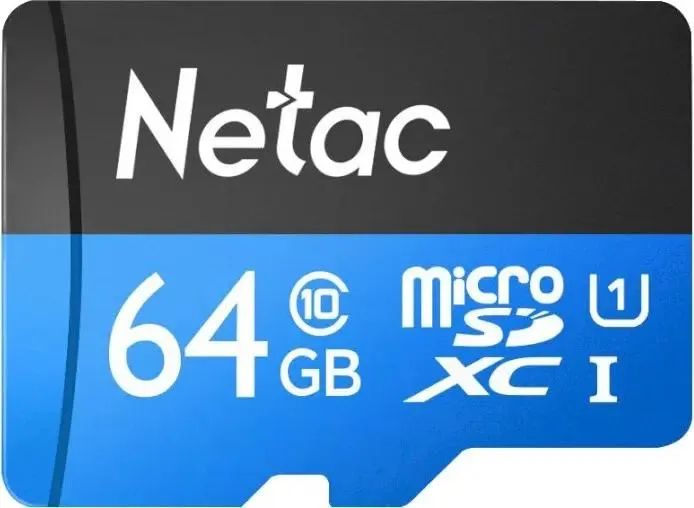 картинка Карта памяти microSDXC 64Gb Netac P500 (NT02P500STN-064G-S) от магазина бытовой техники и электроники «Тантал»
