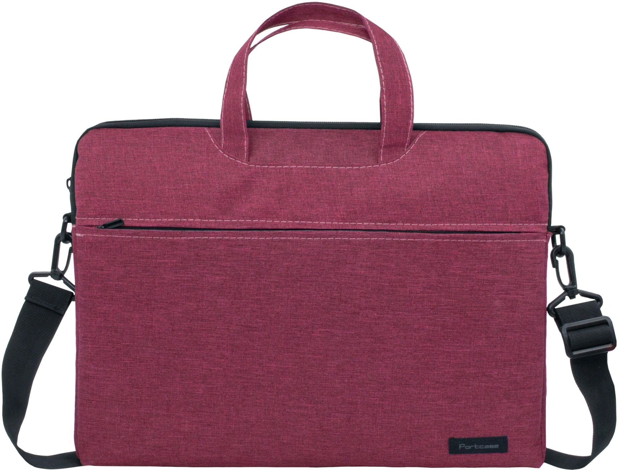 картинка Сумка для ноутбука 15.6" Portcase KCB-165 Bordo бордовый нейлон/полиэстер от магазина бытовой техники и электроники «Тантал»