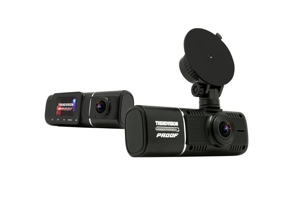 картинка Видеорегистратор TrendVision Proof PRO GPS черный 170°/250° 2Mpix 1080x1920/1080x1920 от магазина бытовой техники и электроники «Тантал»