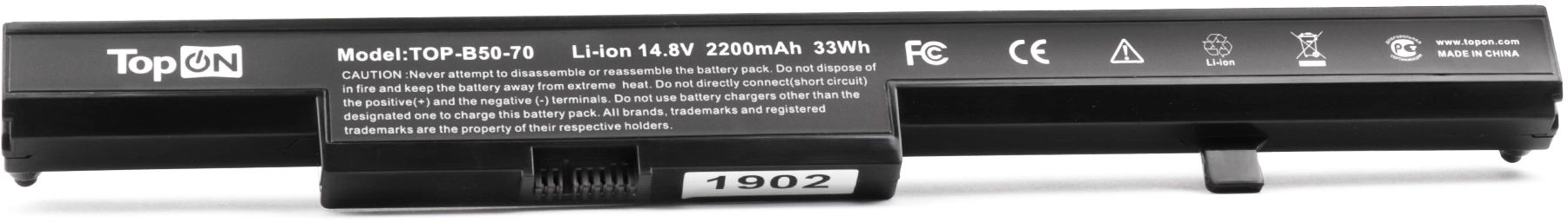 картинка Батарея для ноутбука TopON TOP-B50-70 14.8V 2200mAh Li-Ion (103524) от магазина бытовой техники и электроники «Тантал»