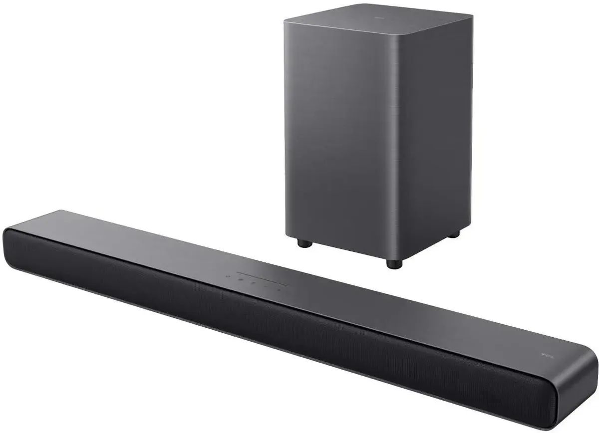 картинка Саундбар 2.1 TCL S55H 220Вт серый от магазина бытовой техники и электроники «Тантал»