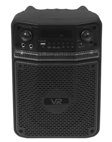 картинка Портативная акустика VR HT-D944V 20Вт LED 2000мАч черный от магазина бытовой техники и электроники «Тантал»