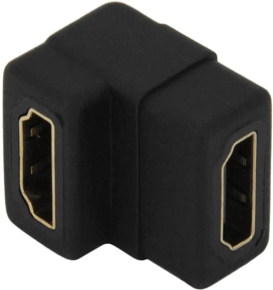 картинка Переходник HDMI(f) - HDMI(f) черный от магазина бытовой техники и электроники «Тантал»