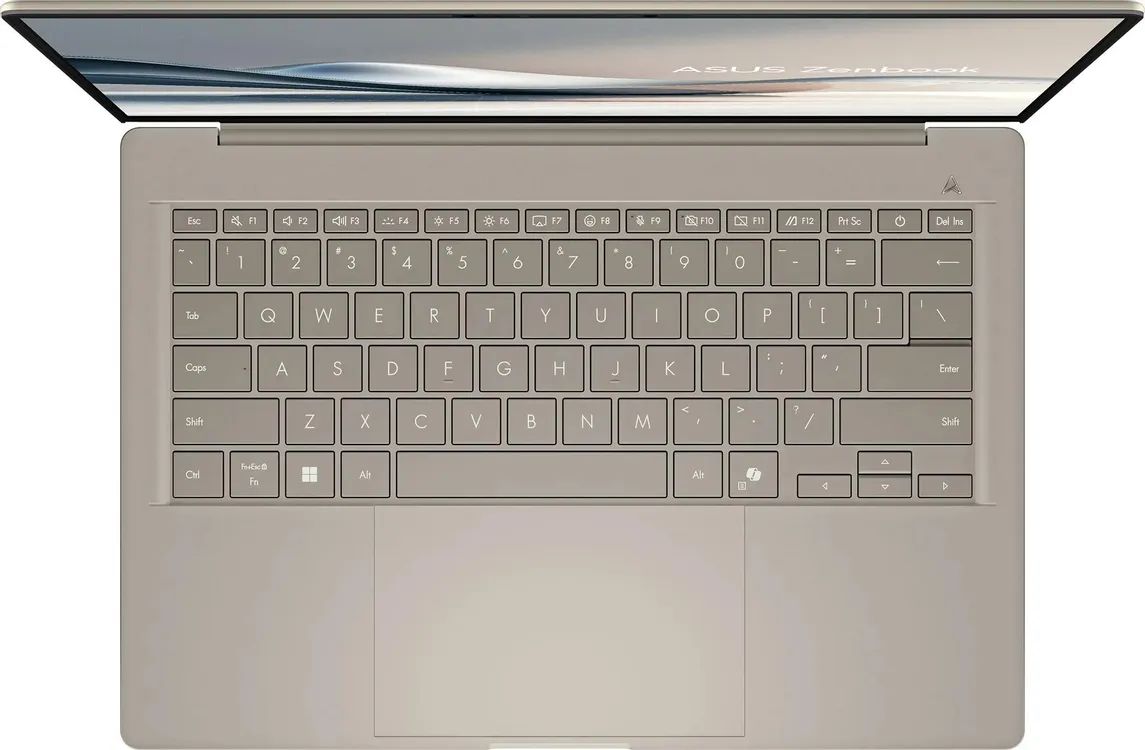 картинка Ноутбук 14" Asus Zenbook 14 UX3407NA-QD100W бежевый Snapdragon X2 Elite 32GB/1TB Qualcomm Adreno W11Home (90NB1711-M007R0) от магазина бытовой техники и электроники «Тантал»