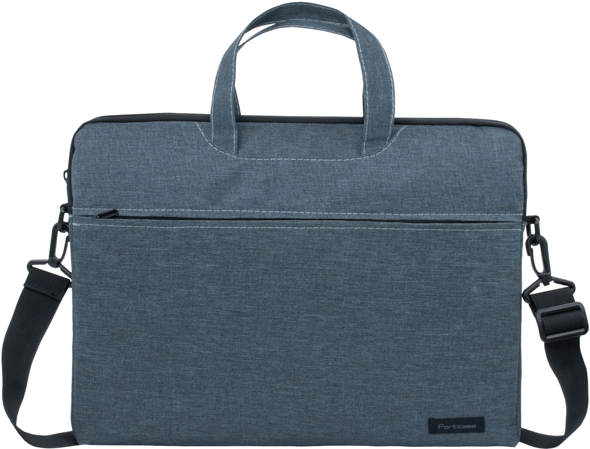 картинка Сумка для ноутбука 15.6" Portcase KCB-165 Grey серый нейлон/полиэстер от магазина бытовой техники и электроники «Тантал»