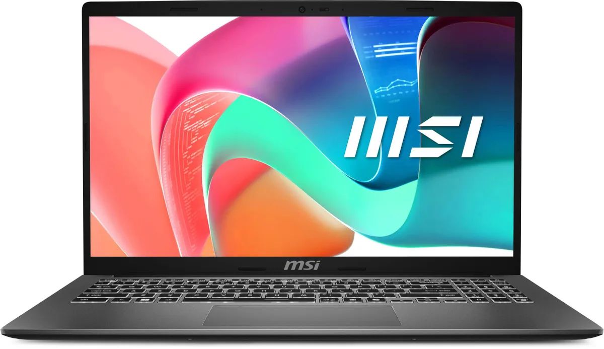 картинка Ноутбук 15.6" MSI Modern 15 F1MG-1099RU серый Core 7 150U 16GB/512GB IntelGr W11Pro (9S7-15S111-1099) от магазина бытовой техники и электроники «Тантал»