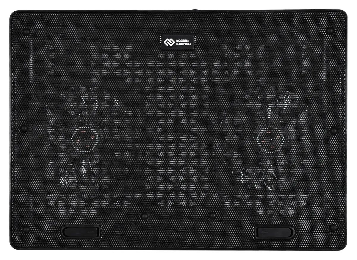 картинка Подставка для ноутбука Digma D-NCP156-2 15.6"360x260x27мм 2xUSB 2x 120ммFAN 650г черный от магазина бытовой техники и электроники «Тантал»
