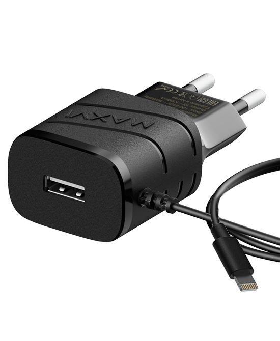 картинка Сетевое З/У Maxvi TCM-101LB черный от магазина бытовой техники и электроники «Тантал»