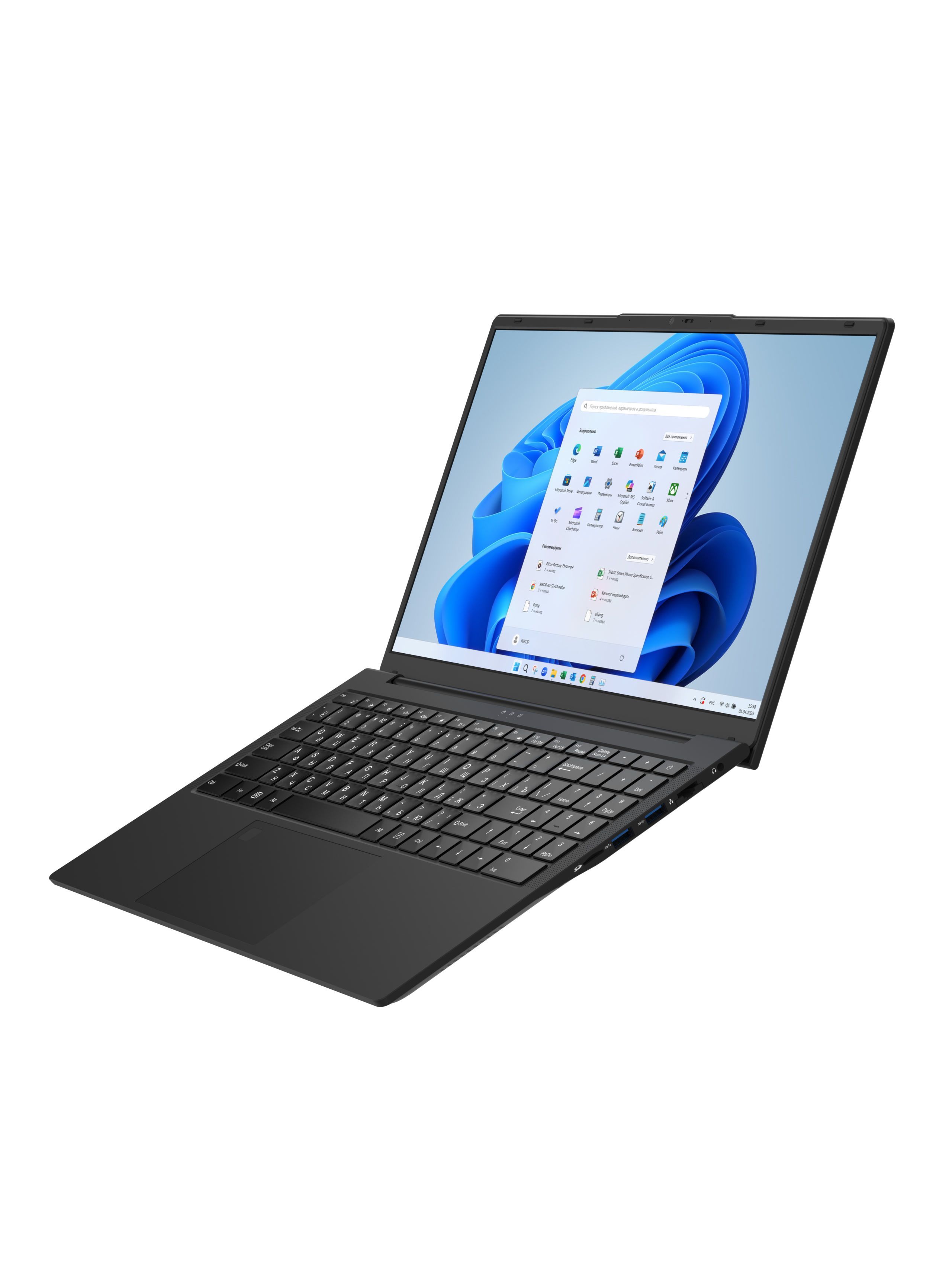 картинка Ноутбук 15.6" RIKOR PRO черный i5-1235U 16GB/512GB IrisXeGr W11Pro (8484EE14) от магазина бытовой техники и электроники «Тантал»