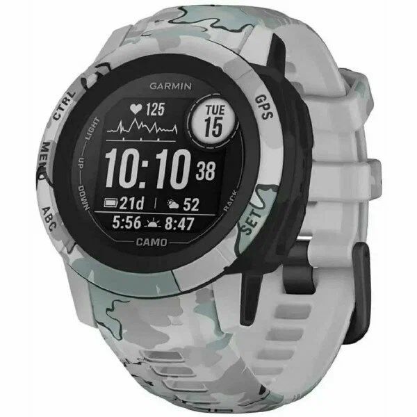 картинка Смарт-часы Garmin Instinct 2S 1.2" 110-190мм серый/камуфляж/черный/серый (010-02563-03) от магазина бытовой техники и электроники «Тантал»