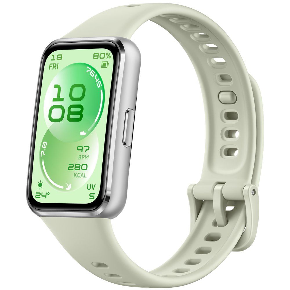картинка Фитнес-браслет Huawei Band 11 1.62" 120–190мм серебристый/зеленый (55020GUY) от магазина бытовой техники и электроники «Тантал»