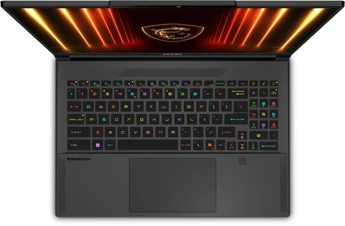 картинка Ноутбук 16" MSI Stealth 16 AI A2HWFG-086XRU черный Core Ultra 7 255H 32GB/1TB RTX5060 8GB FreeDOS (9S7-15F535-086) от магазина бытовой техники и электроники «Тантал»