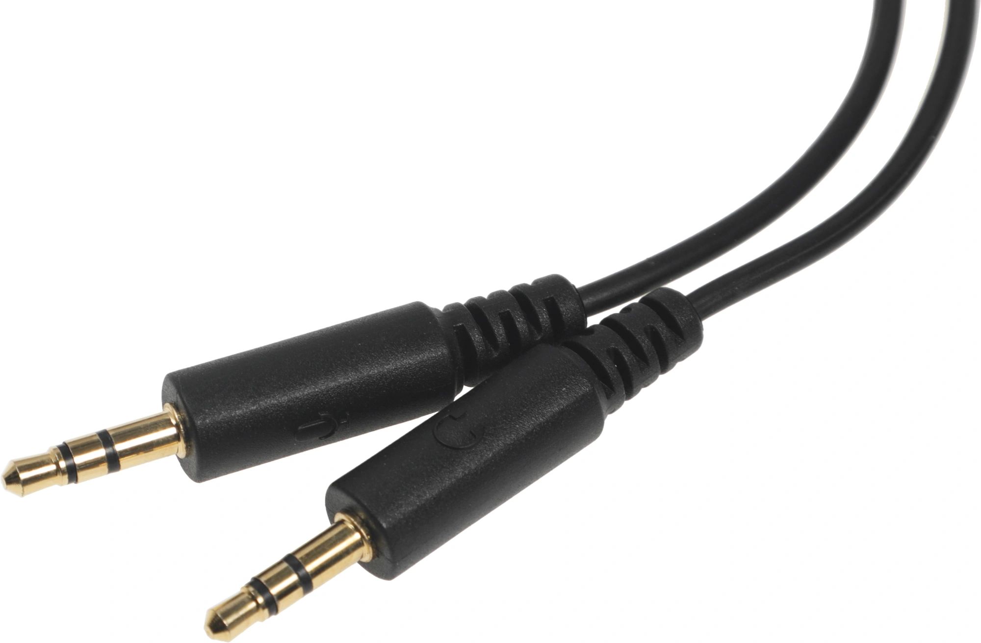 картинка Переходник A4Tech 2xJack 3.5(f) - Jack 3.5 0.2м черный (AD-4P) от магазина бытовой техники и электроники «Тантал»