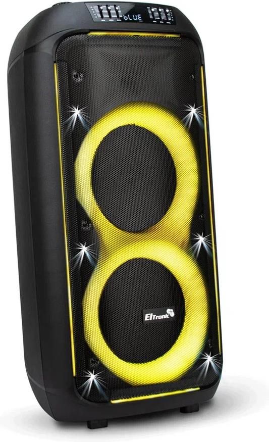 картинка Портативная акустика Eltronic 30-38 Crazy box 80Вт LED 4500мАч черный от магазина бытовой техники и электроники «Тантал»
