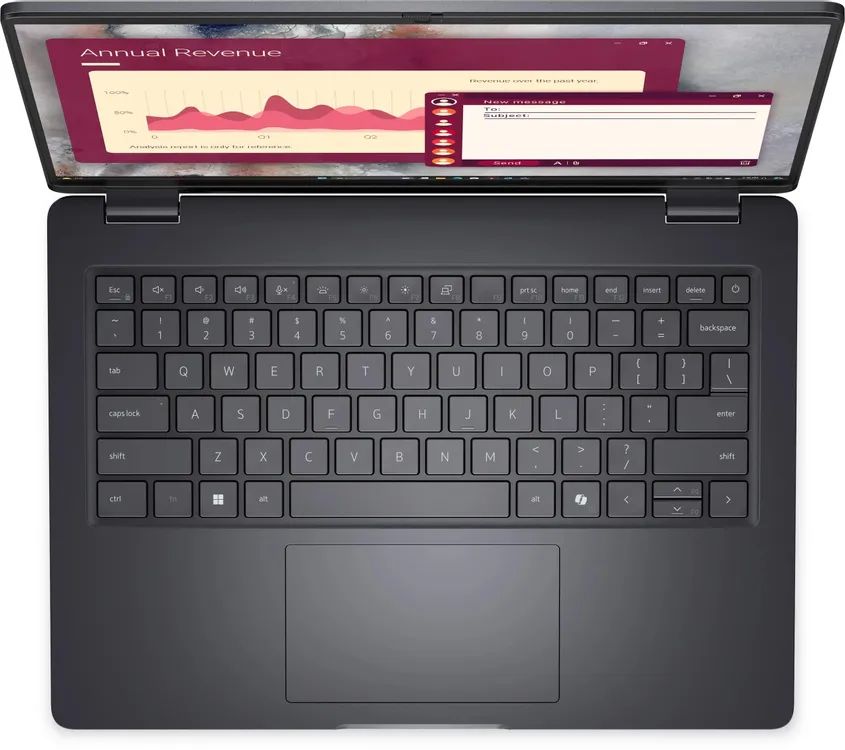 картинка Ноутбук 14" Dell Pro 14 PC14250 серый Core Ultra 7 265U 32GB/1TB IntelGr Linux (PRO14-7315) от магазина бытовой техники и электроники «Тантал»