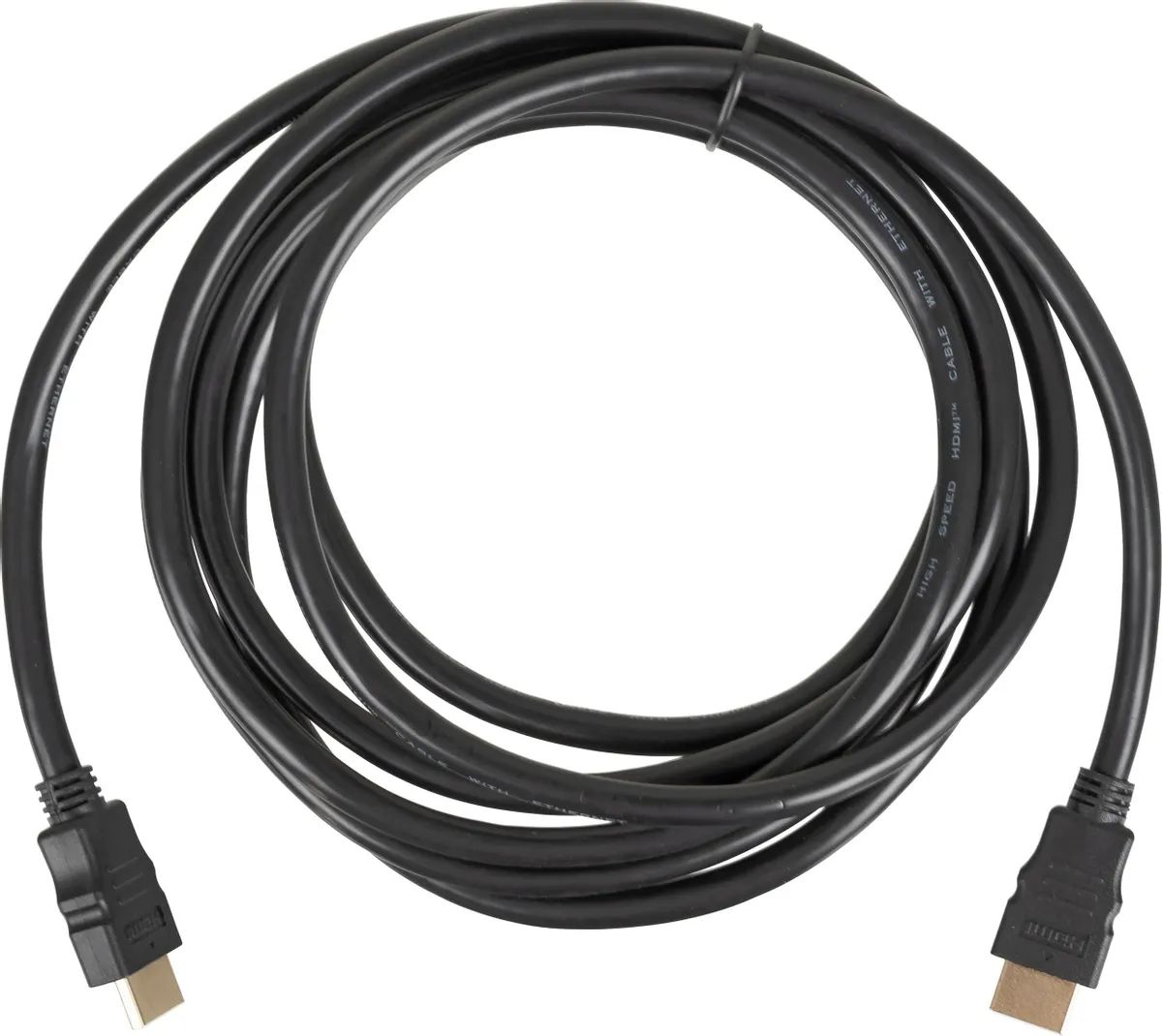 картинка Кабель HDMI - HDMI 3м черный (1497547) от магазина бытовой техники и электроники «Тантал»