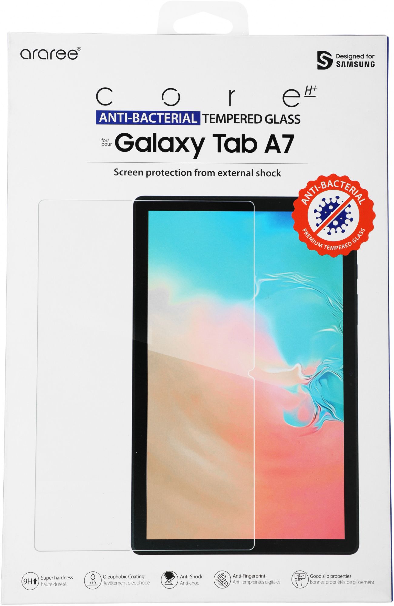 картинка Защитное стекло для экрана Samsung araree Sub Core Premium Tempered Glass Samsung Galaxy Tab A7 1шт. (GP-TTT505KDATR) от магазина бытовой техники и электроники «Тантал»