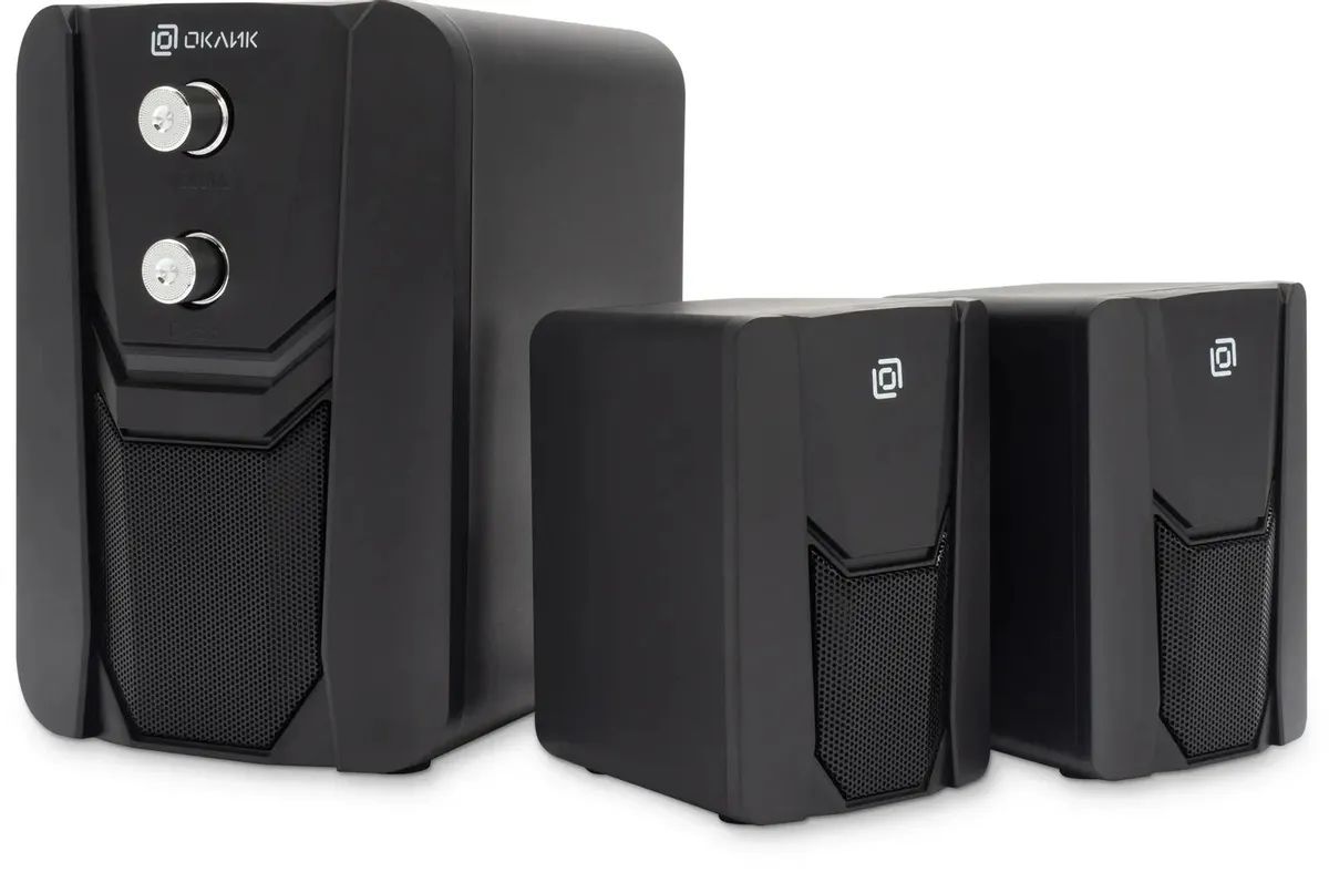 картинка Колонки 2.1 Oklick OK-423 11Вт черный (N-189) от магазина бытовой техники и электроники «Тантал»