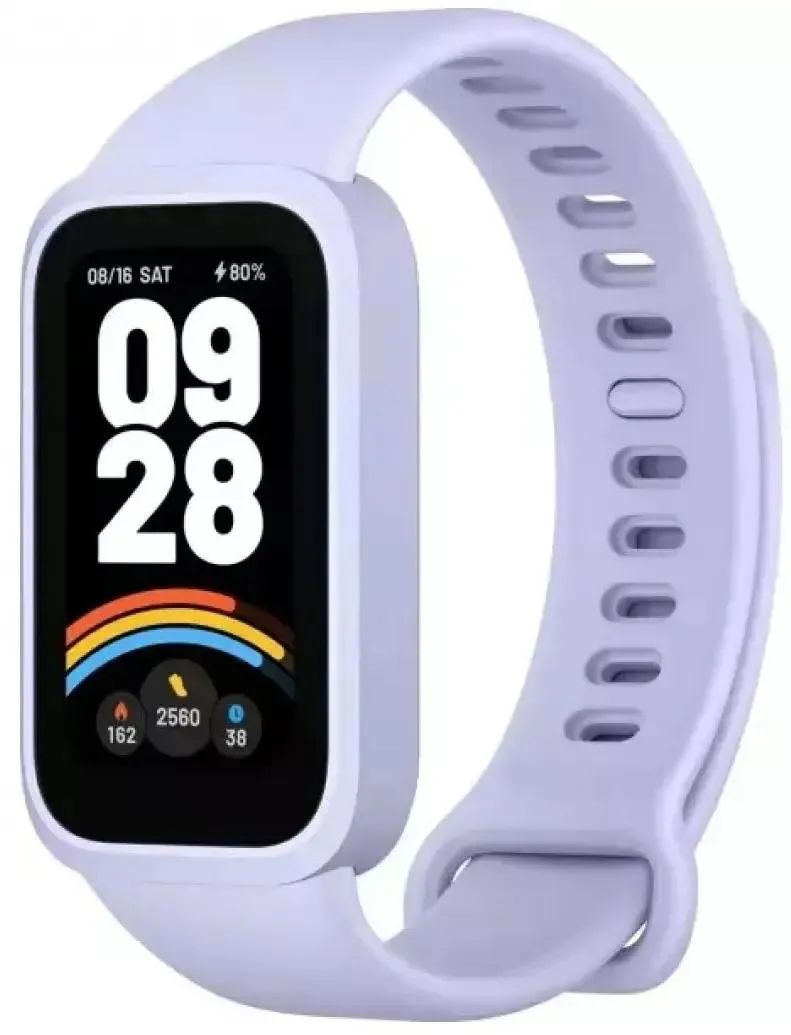 картинка Фитнес-браслет Xiaomi Smart Band 9 Active 1.47" 135-215мм  фиолетовый (BHR08L3GL) от магазина бытовой техники и электроники «Тантал»
